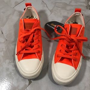 Orange Women Converse